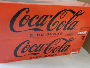 2 - 12 packs Coca Cola Zero Sugar ...