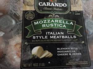 16 oz Frozen Pkg Carando Mozzarella...