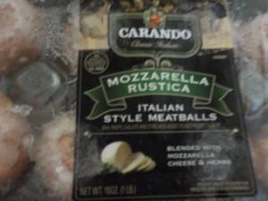 16 oz Frozen Pkg Carando Mozzarella...