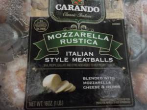16 oz Frozen Pkg Carando Mozzarella...