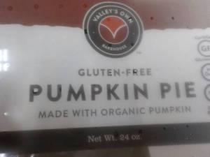 2 Gluten Free Frozen Pumpkin Pies...