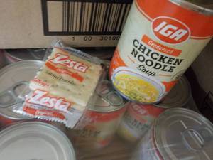 24 Pack IGA Chicken Noodle Soup and...