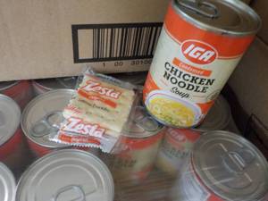 24 Pack IGA Chicken Noodle Soup and...