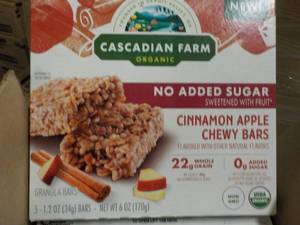 6 ct 5 Bars each Cascadian Farm Cin...