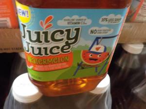 8 - 58 oz Bottles Juicy Juice Water...