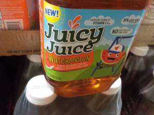 8 - 58 oz Bottles Juicy Juice Water...
