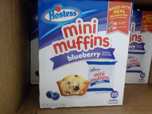 4 - ct boxes Hostess Mini Blueberry...