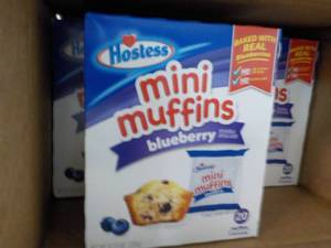 4 - ct boxes Hostess Mini Blueberry...