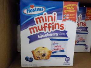 4 - ct boxes Hostess Mini Blueberry...
