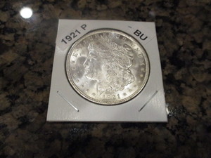 1921-P Morgan Silver Dollar - Cartwheel Effect and Original Mint Luster