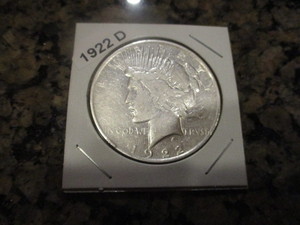 1922-D (Denver Mint) Peace Silver Dollar
