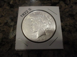 1922-S (San Francisco Mint) Peace Silver Dollar