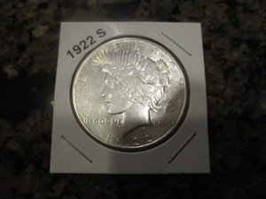 1922-S (San Francisco Mint) Peace Silver Dollar