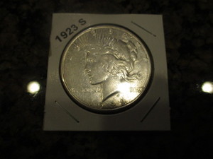 1923-S (San Francisco Mint) Peace Silver Dollar