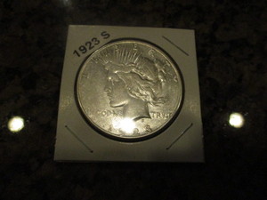 1923-S (San Francisco Mint) Peace Silver Dollar
