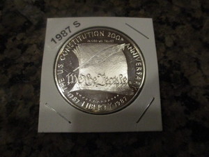 1787-1987-S (San Francisco Mint) 200th Anniversary of the US Constitution 1oz Silver Commemorative