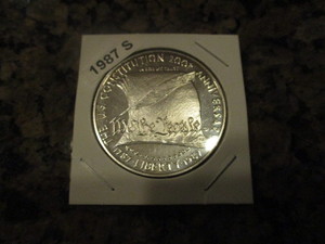 1787-1987-S (San Francisco Mint) 200th Anniversary of the US Constitution 1oz Silver Commemorative