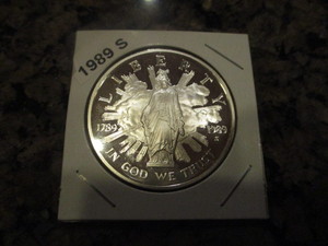 1989-S (San Francisco Mint) 200th Anniversary of the Congress Silver Commemorative Dollar