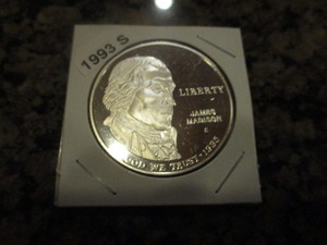 1993-S (San Francisco Mint) James Madison Silver Commemorative Dollar