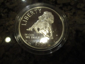 1995-S (San Francisco Mint) US Civil War Silver Commemorative Dollar