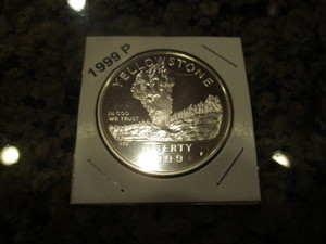 1999-P (Philadelphia Mint) Yellowstone Silver Commemorative Dollar