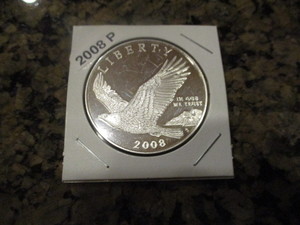 2008-P (Philadelphia Mint) Bald Eagle Silver Commemorative Dollar
