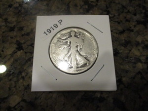 1919-P Walking Liberty Silver Half Dollar