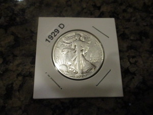 1929-D Walking Liberty Silver Half Dollar