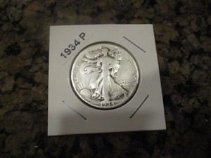 1934-P Walking Liberty Silver Half Dollar