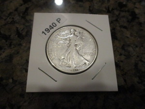 1940-P Walking Liberty Silver Half Dollar