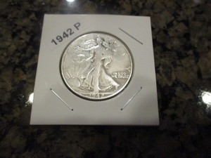 1942-P Walking Liberty Silver Half Dollar