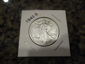 1943-S Walking Liberty Silver Half Dollar