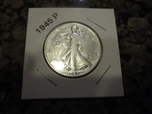 1945-P Walking Liberty Silver Half Dollar