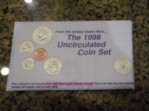 1998 (Philadelphia and Denver) US Mint Set