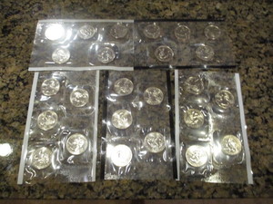 Lot of State Quarters in Original Cello 1999 and 2002 P&D and 2000-P