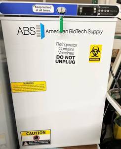 MSRP $1800 (Amazon) American BioTech Supply Premier Undercounter Refrigerator, Freestanding, 2.5 cu. ft. Capacity&nbspAudible &amp Visual HiLo Digital Temperature Alarm Locking With Key Like New Working Condition Guaranteed