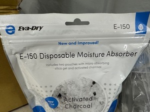8 New Eva-Dry Activated Charcoal Moisture Absorber Packets