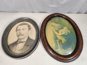 2 Vintage Pictures in Frames