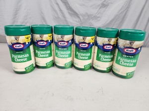 6 New Bottles of Kraft Parmesan Cheese