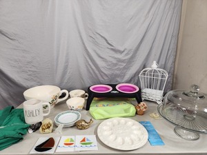 Assorted Household, Collectibles, and Pet Supplies