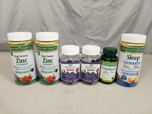 6 New Assorted Bottles of Vitamins