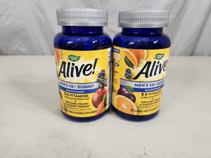 2 New Bottles of Mens 50 Gummies
