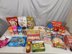 Large Assortment of New Food and Snacks