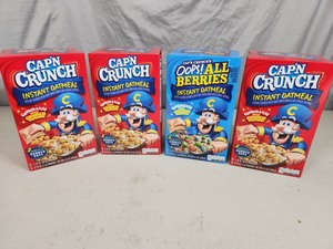 4 New Boxes of Capn Crunch Oatmeal