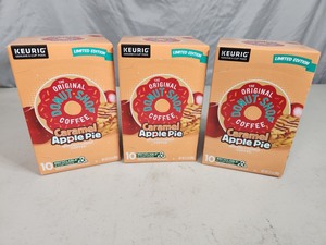 3 New Boxes of Donut Shop Limited Edition Caramel Apple Pie Kcups