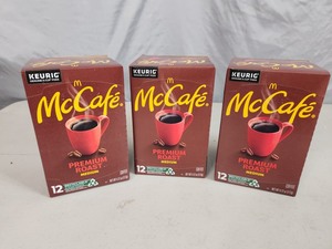 3 New Boxes of McCafe Coffee Kcups