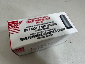 New Milwaukee Carbide Tooth Hole Saw 1-14