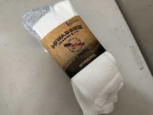 4 New Pairs Hiwassee Cotton Work Socks