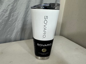 New Sovaro 20 oz Stainless Steel Insulated Tumbler with Lid
