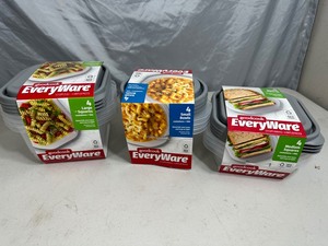 12 New Food Storage Containers with Lids